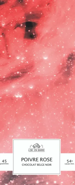Noir 54 % Poivre rose